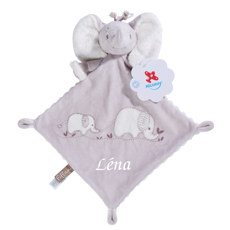  comforter fiffan the elephant grey 25 cm 